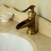 Tap Bathroom Sink Faucet in Vintage Style Antique Brass Finish Tall Bathroom Sink Faucet - B0777FB118